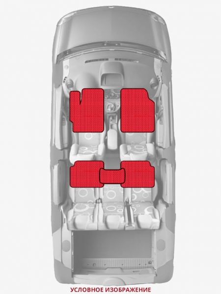 ЭВА коврики «Queen Lux» стандарт для Audi S3 (8L)