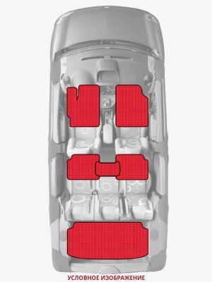 ЭВА коврики «Queen Lux» комплект для Audi S3 (8L)